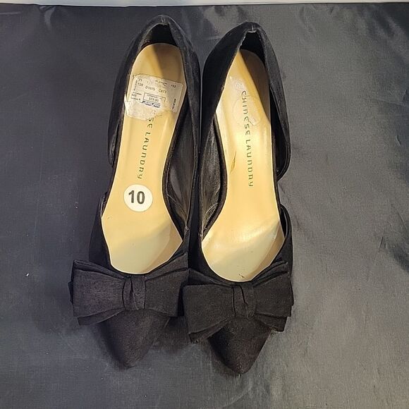 CHINESE LAUNDRY BOWKNOT D'ORSAY POINTED TOE HIGH HEEL STILETTOS WOMEN"S PUMP - Picture 3 of 12